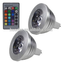 led spot light 3W 100-240v hot products RGB color changing led night light lamp